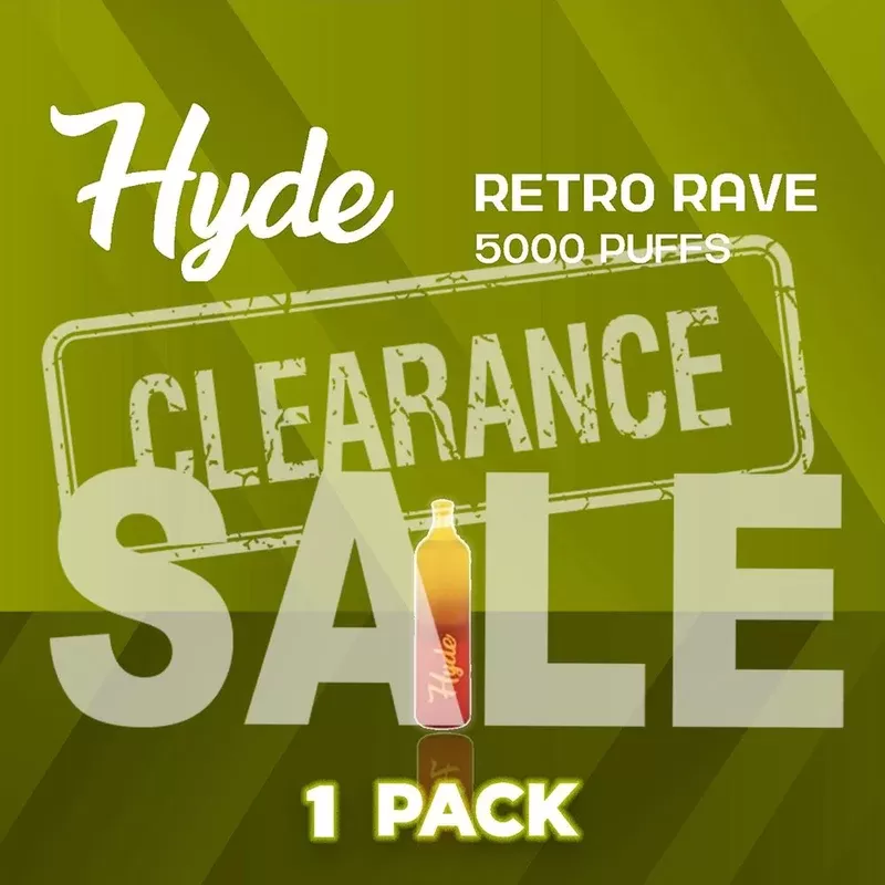 Hyde Retro Rave Recharge 5000 Puffs Disposable Vape – 1 Pack