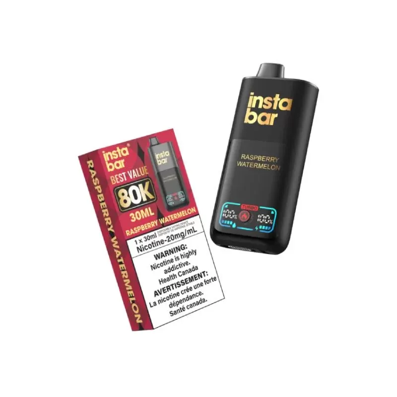 Insta Bar 80K Disposable Vape – Raspberry Watermelon