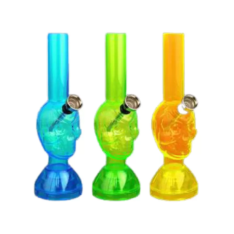 Mini Acrylic Skull Water Pipe