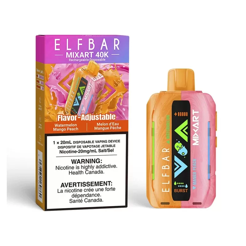 Elf Bar Mixart Watermelon Mango Peach Disposable Vape