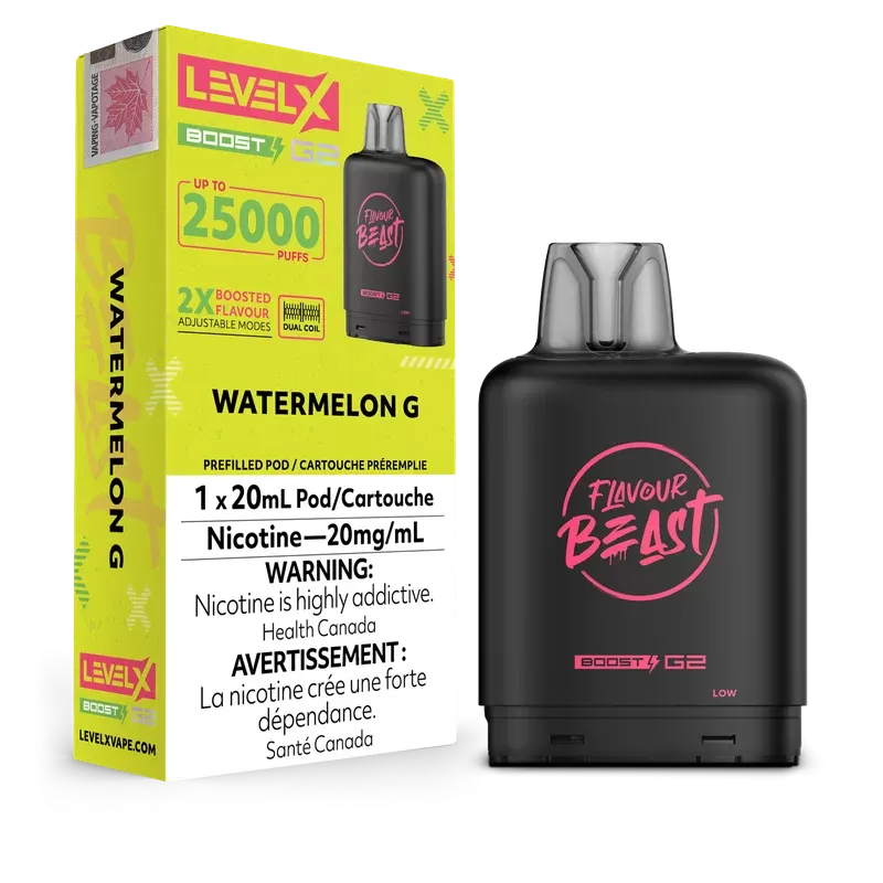 Watermelon G – Flavour Beast Level X Boost G2 Pod