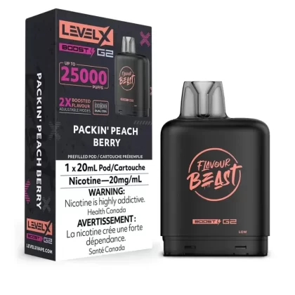 Level X Flavour Beast Boost G2 – Packin’ Peach Berry