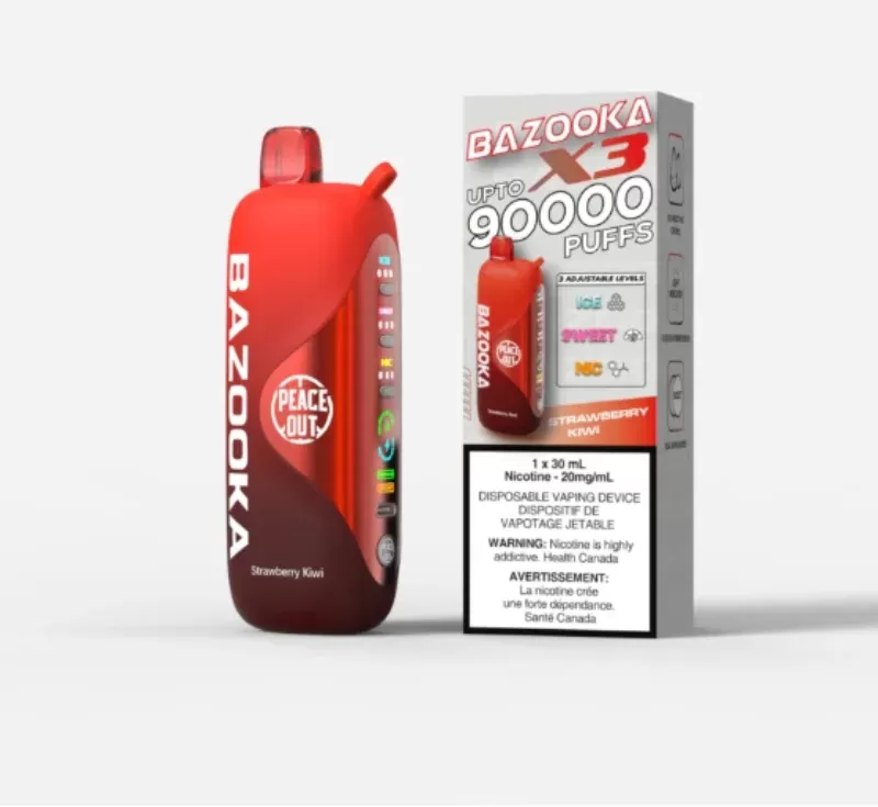 Bazooka 90K Strawberry Kiwi Disposable Vape