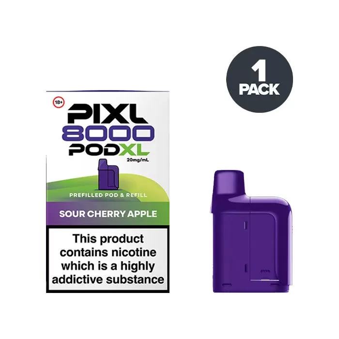 Sour Cherry Apple PIXL 8000 Prefilled Pods