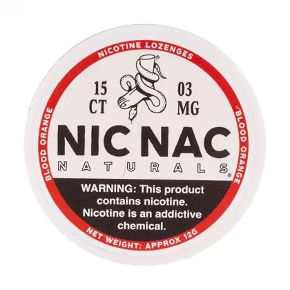 Blood Orange Nicotine Lozenges by Nic Nac Naturals