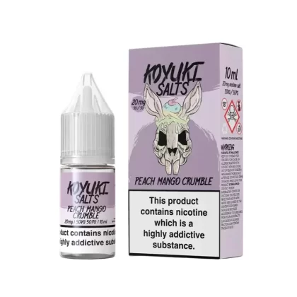 Koyuki Peach Mango Crumble 10ml Nic Salt E-liquid
