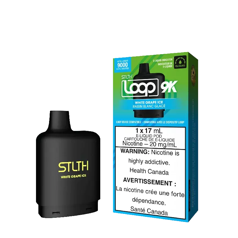 STLTH LOOP 9K – WHITE GRAPE ICE