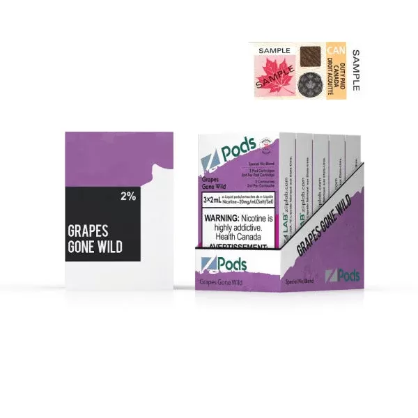 Z pods STLTH Compatible – Grape Gone Wild
