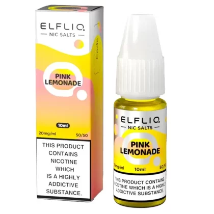 Pink Lemonade 10ml Nic Salt By Elf Bar Elfliq