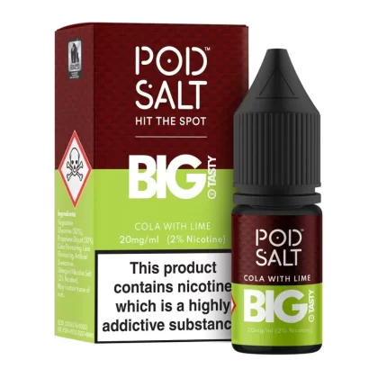 Pod Salt Cola with Lime 10ml Nicotine Salt E-Liquid Fusion