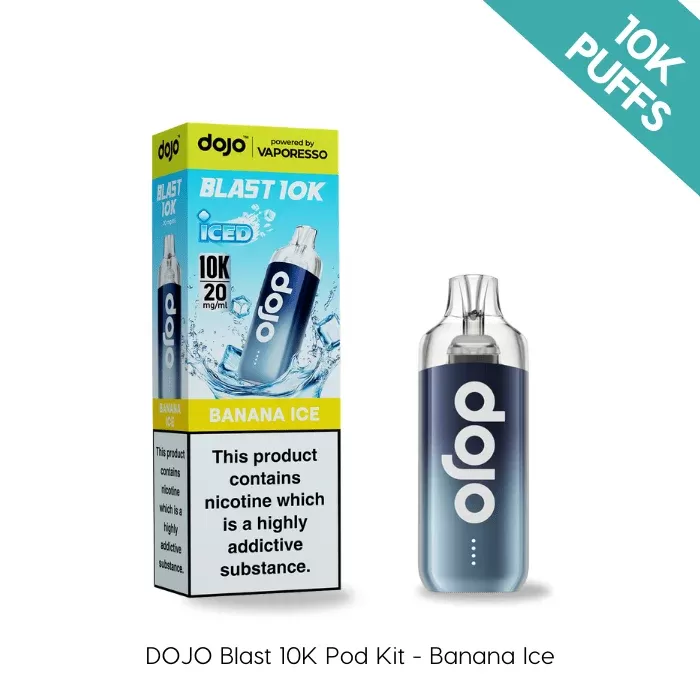 Banana Ice – Vaporesso Dojo Blast 10K Prefilled Kit