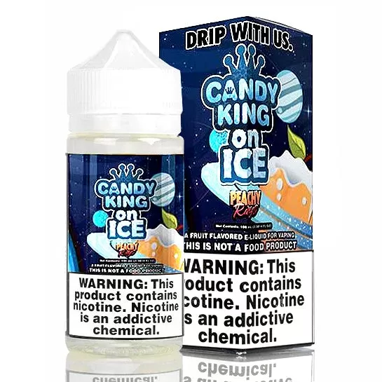 Peachy Rings on Ice – Candy King E-Juice (100 ml)