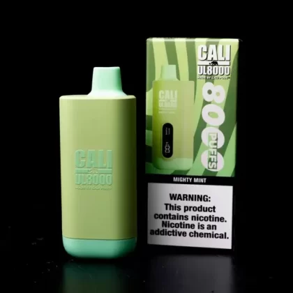 Cali UL8000 Disposable Vape Pen – 8000 Puffs, 18mL, 3% Nicotine, Rechargeable