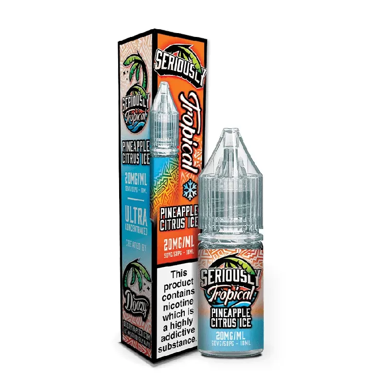 Pineapple Citrus Ice Seriously Tropical Nic Salt E-Liquid by Doozy Vape