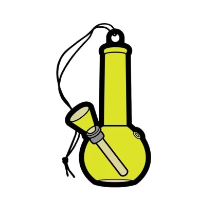 Wood Rocket Car Air Freshener – Bong / Pineapple Scent / 2.5