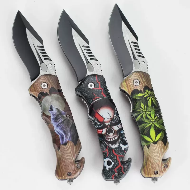 8.5″ Foldable Pocket Knife – Nature’s Wrath