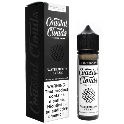 Watermelon Cream by Coastal Clouds E-Liquid (60ml)(ON SALE)