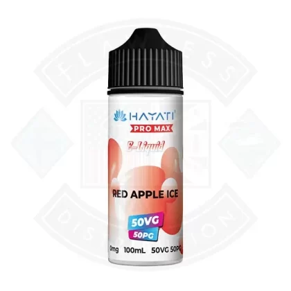 Hayati Pro Max 50/50 – Red Apple Ice 0mg 100ml Shortfill