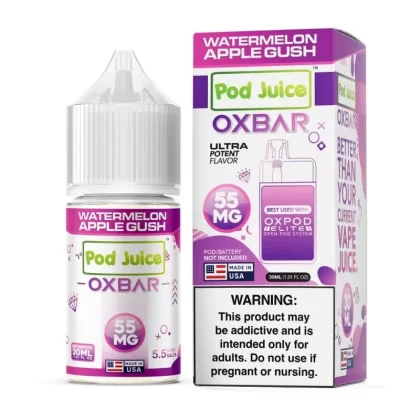 Watermelon Apple Gush SALT – Oxbar x Pod Juice – 30mL