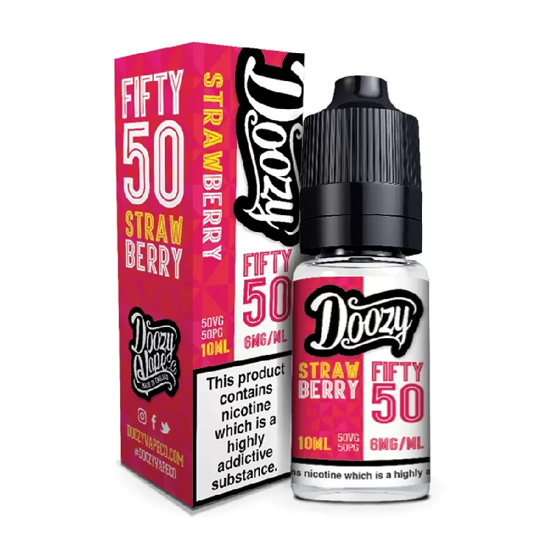 Strawberry Fifty 50 E-Liquid by Doozy