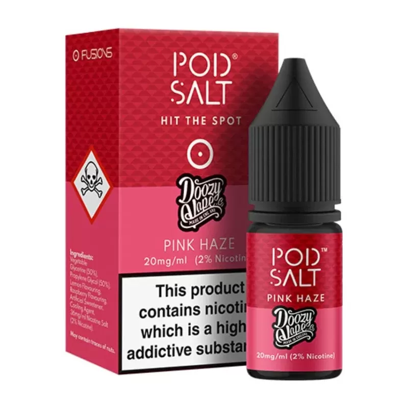 Pink Haze Nic Salt E-Liquid Fusion Series by Pod Salt (10ml)