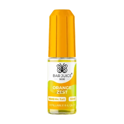 ORANGE ZEST 10ML E LIQUID NICOTINE SALT BY BAR JUICE 5000 – 5MG|10MG|20MG