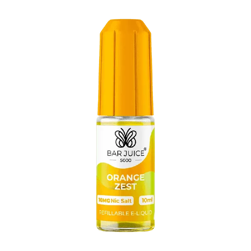 ORANGE ZEST 10ML E LIQUID NICOTINE SALT BY BAR JUICE 5000 – 5MG|10MG|20MG