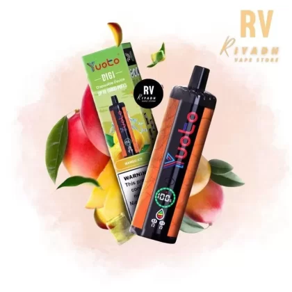 YUOTO DIGI 15000 Puffs Disposable Vape – Mango Ice