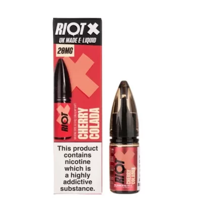 Cherry Colada Nic Salt E-Liquid by Riot Squad X