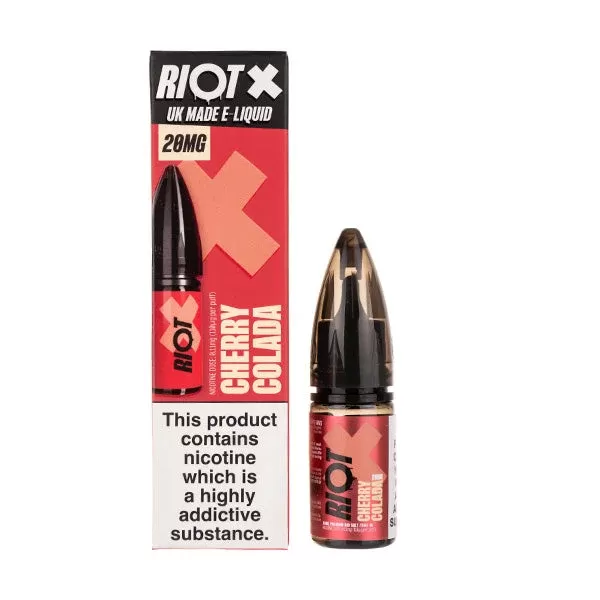 Cherry Colada Nic Salt E-Liquid by Riot Squad X