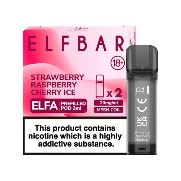 ELFA Prefilled Pod – Strawberry Raspberry Cherry Ice 2ml