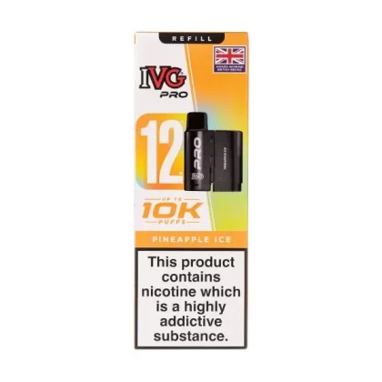 Pineapple Ice Pro 12 Prefilled Pod + Refill by IVG