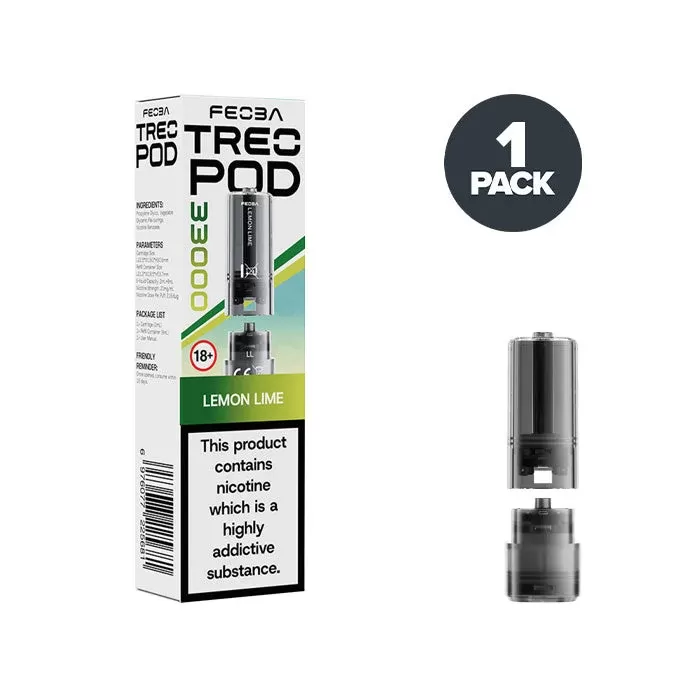 Lemon Lime Feoba Treo 33K Prefilled Pods