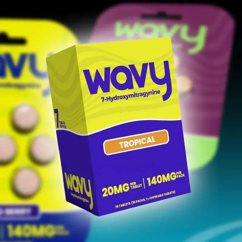Wavy Kratom Tablet – 20mg/Tablet (35Tablets)