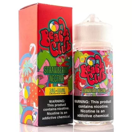 Strawberry Nectar – Beach Club Vape Juice (100 ml)