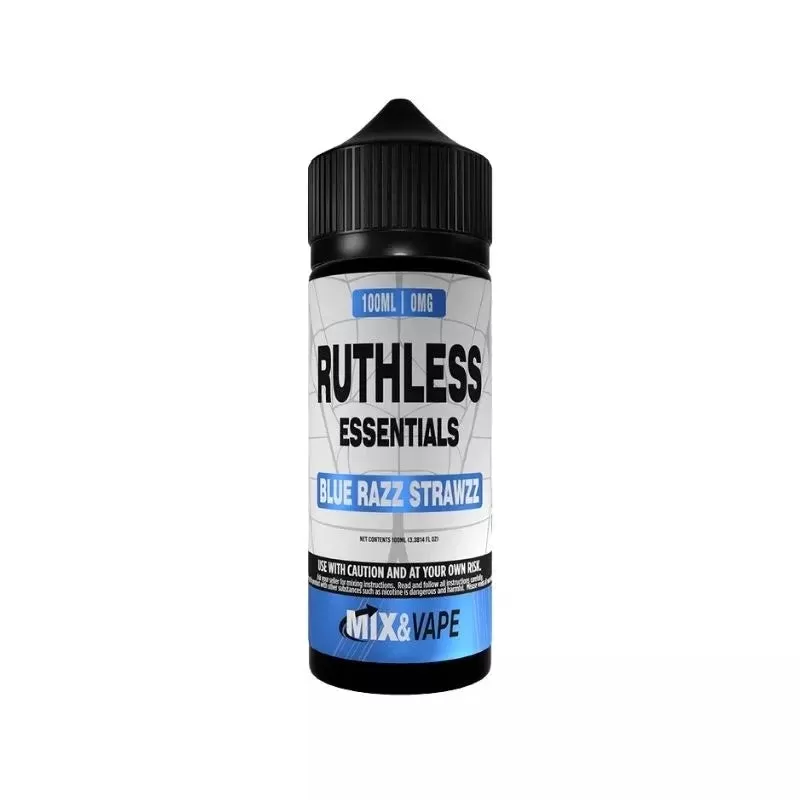 Ruthless Essentials Blue Razz Strawzz 100ml Shortfill