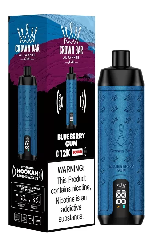Al Fakher 12000 Puffs – Shisha Hookah Vape – Blueberry C