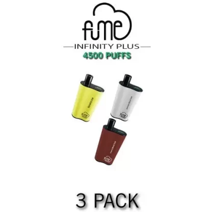 Fume INFINITY PLUS Disposable Vape Device | 4500 Puffs – 3PK