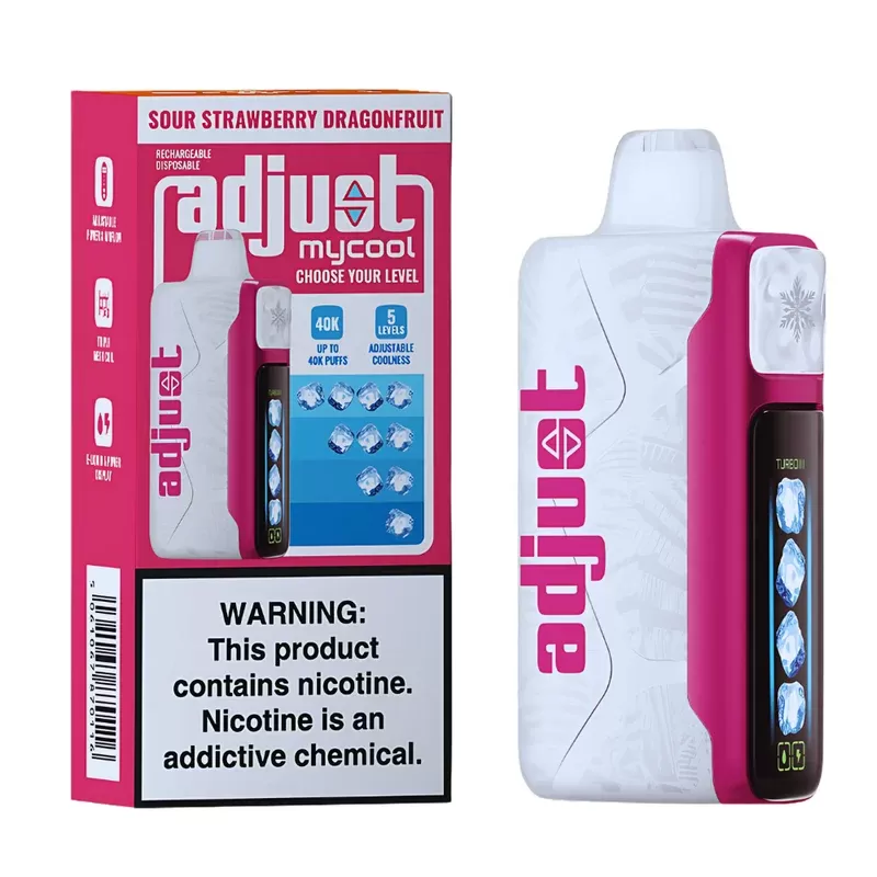 Sour Strawberry Dragonfruit Adjust MyCool 40K Puffs