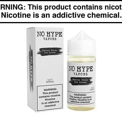 BUTTER PECAN ICE CREAM BY NO HYPE 100ML