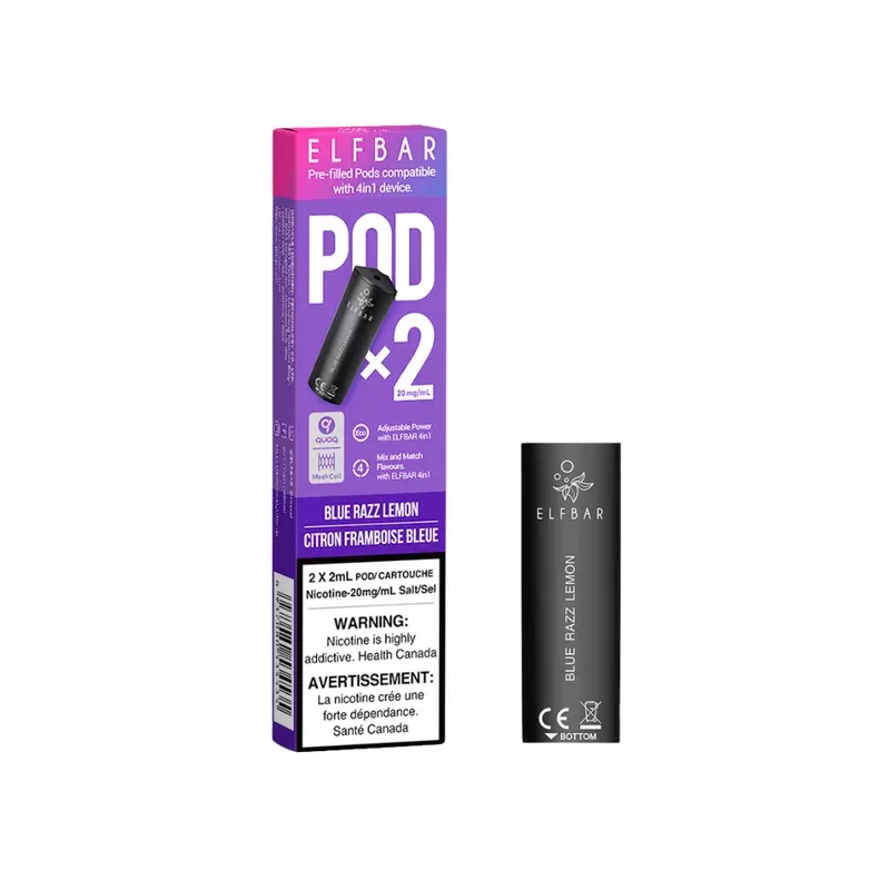 ELF BAR Pods – 4 in 1 – Blue Razz Lemon