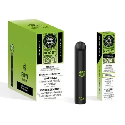 ENVI BOOST DISPOSABLE -GREEN APPLE 6%