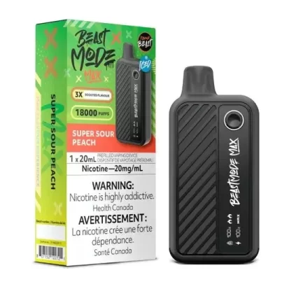 Flavour Beast Beast Mode Max Super Sour Peach Disposable Vape