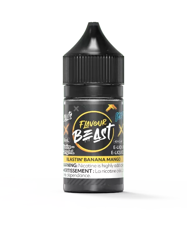 Flavour Beast Salt – Blastin’ Banana Mango Iced Nic Salt E-Liquid