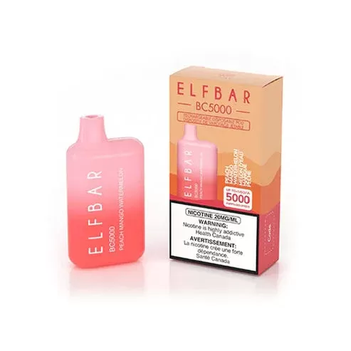 ELF BAR BC5000 Disposable Vape – Peach Mango Watermelon
