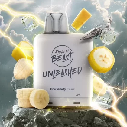 Level X G2 Boost Flavour Beast Pods – Epic Banana Iced, 25k Puffs