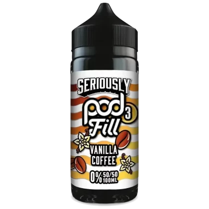 Doozy Seriously Pod Fill X3 Vanilla Coffee 100ml Shortfill