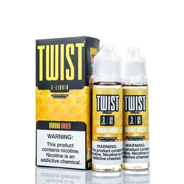 Twist E-Liquids – Banana Amber – 120ml