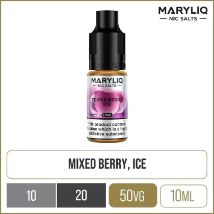 Triple Berry Ice MARYLIQ by Lost Mary E-Liquid 10ml