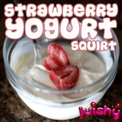 Strawberry Yogurt Squirt E-Liquid by Juishy E-Juice
